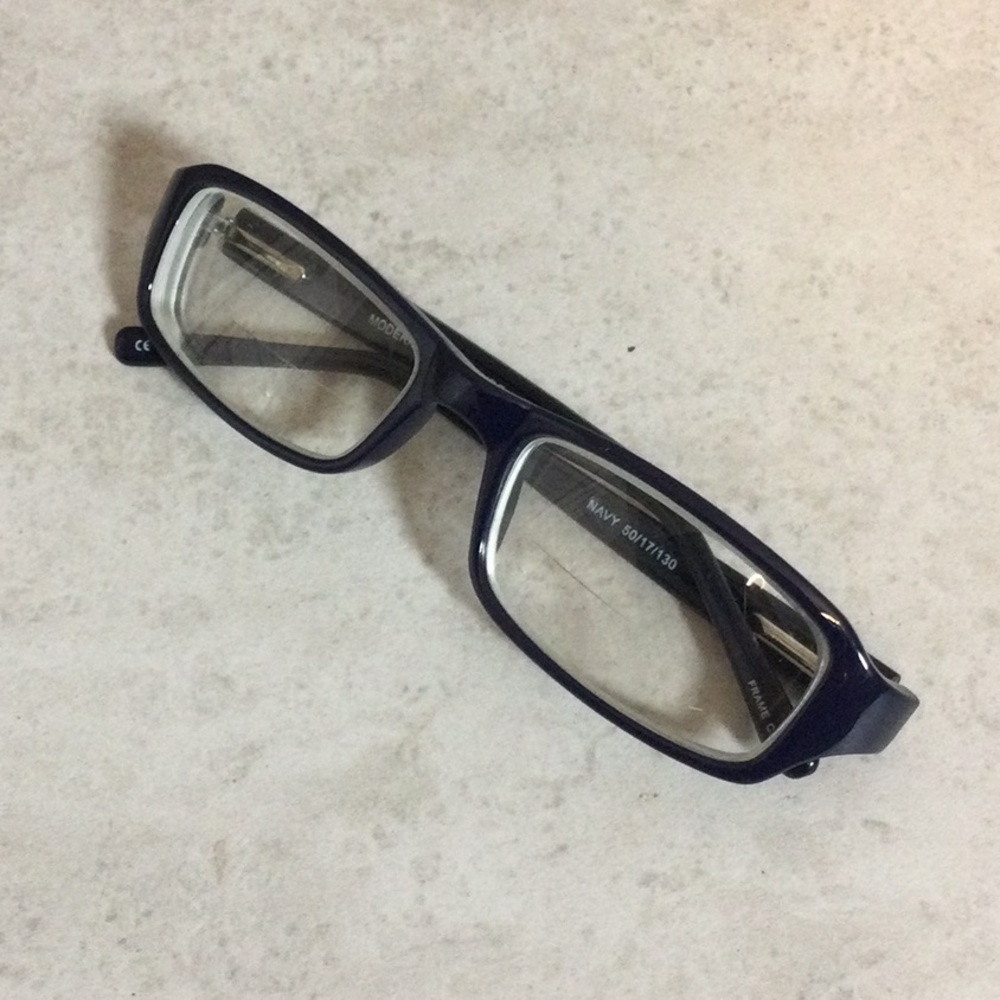 NWT Modern Structure Eyewear navy eyeglasses new old stock